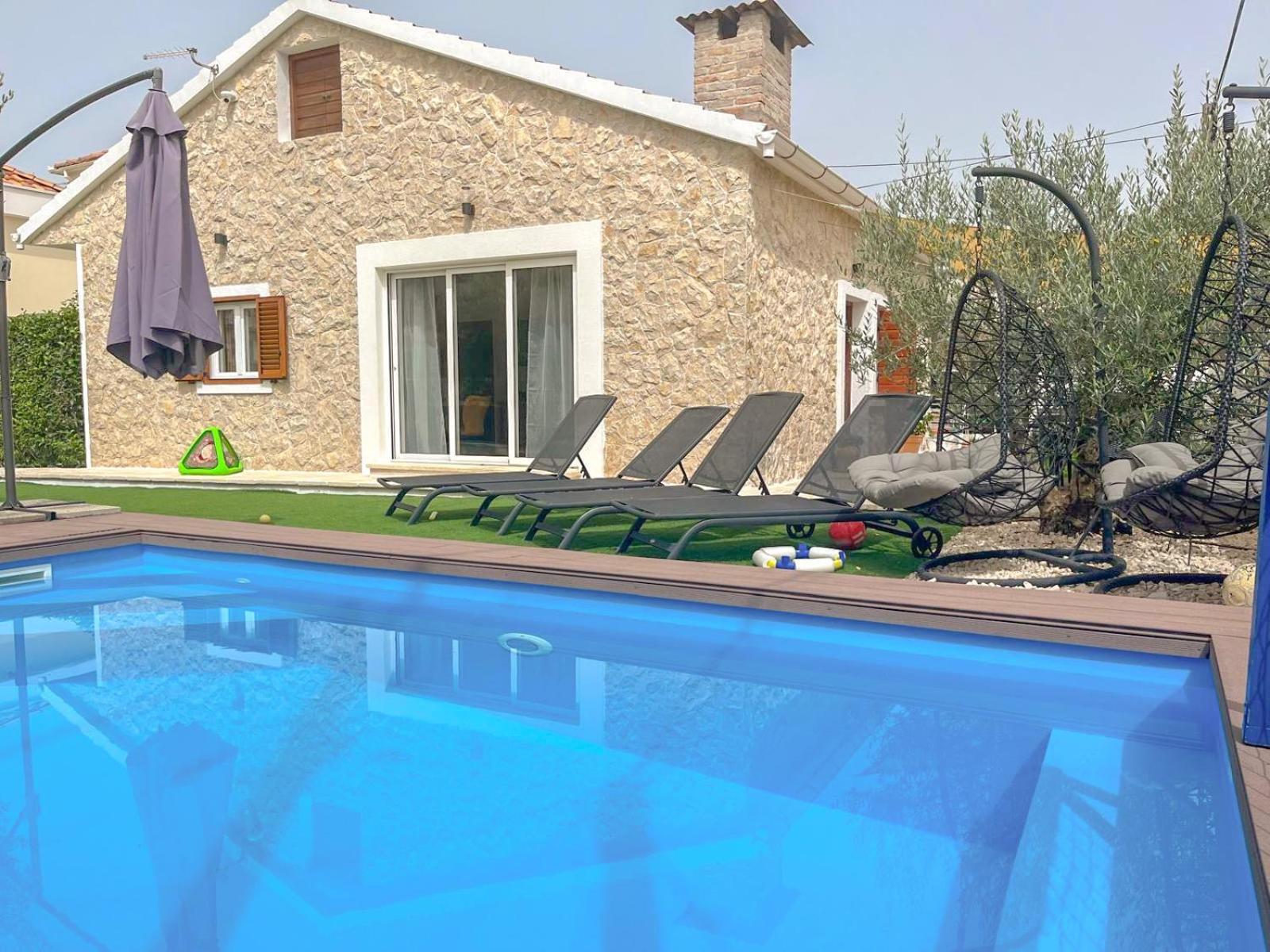 Mustra House Zadar - Private Pool & Sauna エクステリア 写真
