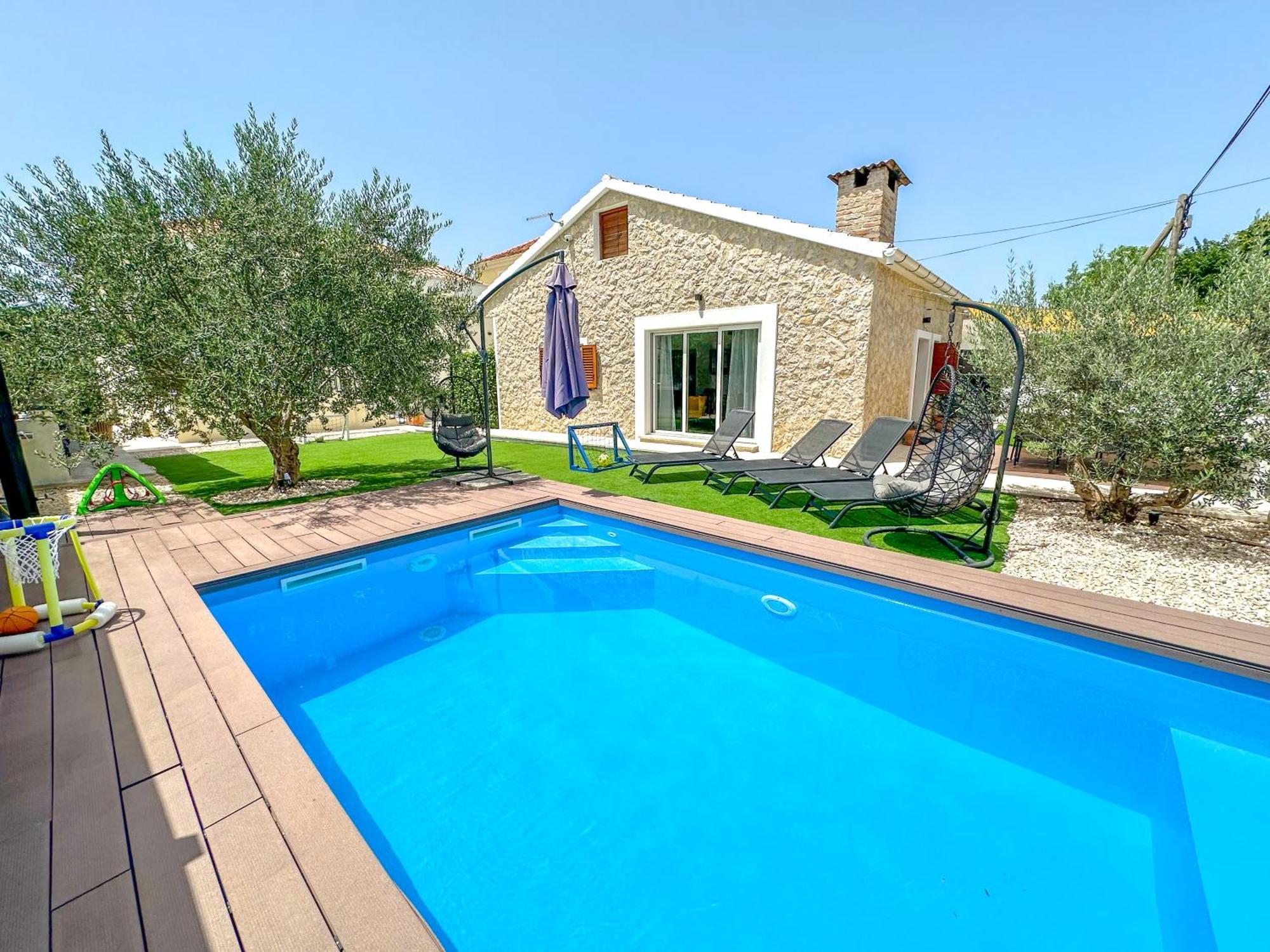 Mustra House Zadar - Private Pool & Sauna エクステリア 写真